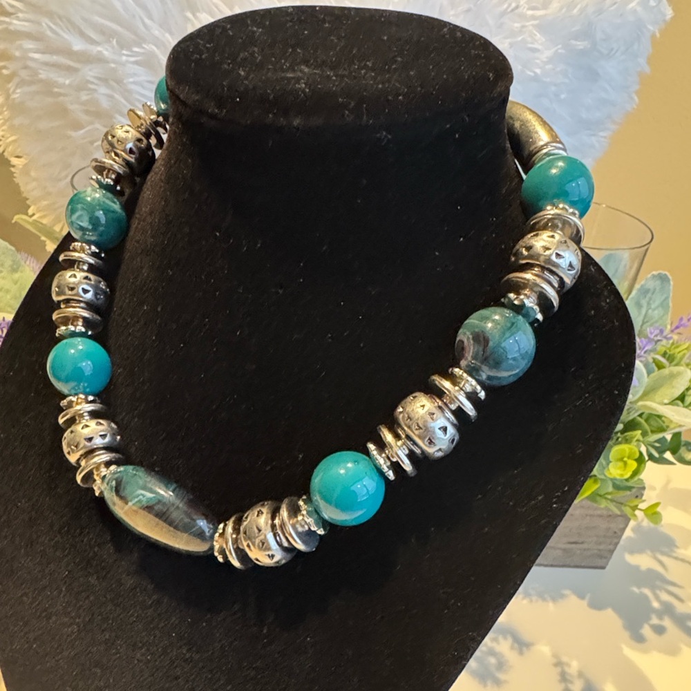 Gemstone Statement Necklaces - image 2